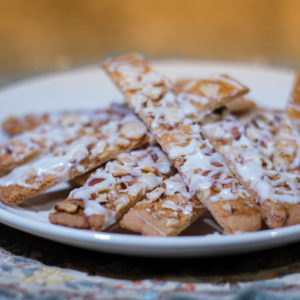 Almond Cookies on Plate