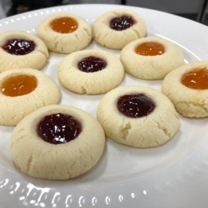 Almond Thumbprints with Jam