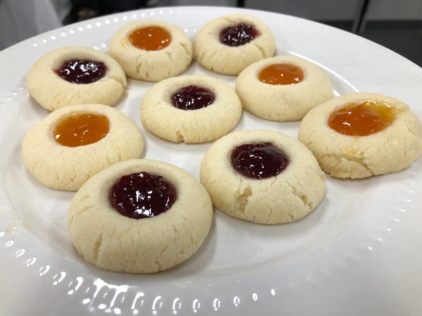 Almond Thumbprints with Jam